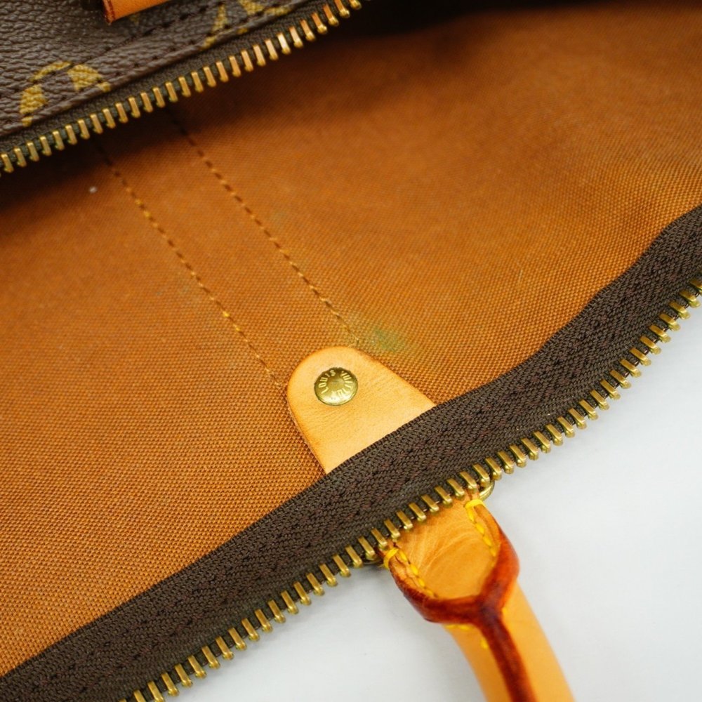 Louis Vuitton Boston Bag Monogram Keepall Bandouliere 55 M41414 Brown Men's W... - Picture 10 of 16